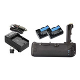 Battery Grip Para Canon Eos 80d 2 Bateria Lp e6 Carregador