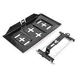 Battery Tray Clamp Universal Metal Storage Battery Holder Tray Mount Hold Down Clamp Bracket Kit Car Accessory 23cm