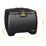 Baú 140 Litros Moto Motoboy Entregas Frete Correios Icbras