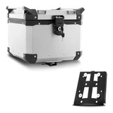Bau 35 Litros Roncar F800gs Top Case Preto Base De Fixação