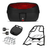 Bau 45 Litros Bagageiro Para Motos Fan Titan Start 150 160