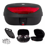 Baú 45 Litros Moto Bauleto Pro Tork P 2 Capacetes Universal