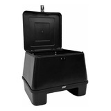 Baú 90 Litros Motofrete Motoboy Carga Entrega Liso Preto Mn3