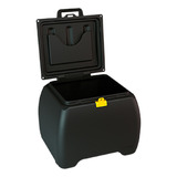 Baú Bauleto Moto 100 Litros Premium Com Porta Documentos