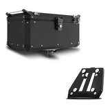 Bau Bauleto Moto Top Case 48 Litros Base Fixação Universal