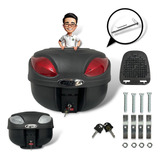 Bau Bauleto Motoboy Qualquer Moto Universal 38 Litros Glider