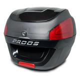 Baú Bauleto Para Moto Universal 41 Litros Trava Automatica