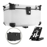 Bau Central 48 Litros Para Motos Adventure Base Suporte