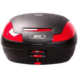 Bau Givi E470 Lente Vermelha 47 Litros Encosto E110