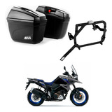 Baú Lateral 22l Par Givi Suporte V strom 1050 Xt Scam