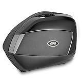 Baú Lateral Monokey 35 Litros Com Lente Fumê Preto Par Givi V35NT 