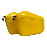 Baú Lateral Para Moto Side Case em Plástico C fechaduras
