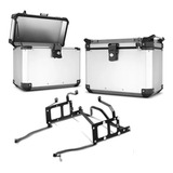 Bau Lateral Side Case Roncar Suporte Tiger 800 33 Litros