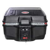 Baú Moto Bauleto Universal 28 Litros Utility Glider Completo