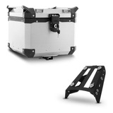 Bau Moto Top Case Roncar 35 Litros Universal Cabe 1 Capacete