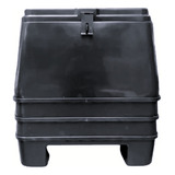 Bau Plástico Injetado Omega Mn3 Preto 108 Litros Motoboy
