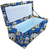 Bau Puff 80 Organizador Porta Treco Brinquedos Sapatos Infantil Multiuso