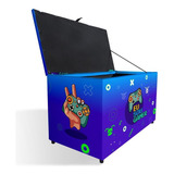 Baú Puff Caixa Para Guardar Brinquedos E Objetos Ift08