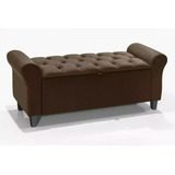 Baú Recamier De 1 30cm Para Quarto sala móveis Chefe