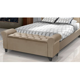 Baú Recamier Quarto Luxo Cama Padrão 1 30cm