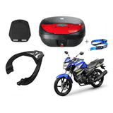 Bauleto Baú 45l Protork suporte Bagageiro Yamaha Fazer 150