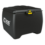 Bauleto Baú P Moto Frete Preto Premium 140l C Tampa Icbras