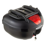 Bauleto Para Moto 35 Litros Com Grade Suporte Universal