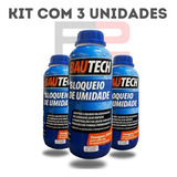 Bautech Recristal Bloqueio De Umidade 1l Kit Com 3 Unidades