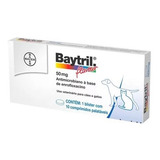 Baytril Flavour Bayer 50mg Com 10