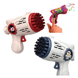 Bazuca Pistola Fazer Bolinhas Sabão Grande Luzes Astronauta