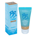 Bb Cream Vizzela 10 Em 1 Fps 30 Vegano Hidratante Protetor