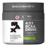 Bcaa Drink Max Titanium 4 1 1 280g Pure Aminoácidos Original Sabor Limão