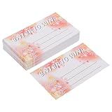 BCOATH 100 Folhas De Rifas Em Branco Cédulas De Cédulas De Eventos Rifas De Eventos Fornecimento De Cédulas Cédulas De Votação Cédulas De Votação Rifas De Festa Cartões De