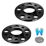 BDFHYK Espaçadores De Roda De 5 X 112 Mm Espaçador De Roda Cúbico De 12 Mm Compatível Com Audi A3 A4 TT Volkswagen Phaeton CC Beetle Adaptadores De Roda Forjada De 5 Pinos 66 56 Mm Furo Do Cubo Conjunto De 2