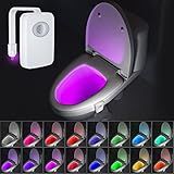BEAN LIEVE Luz Noturna De Vaso Sanitário Luz Noturna De LED Ativada Por Sensor De Movimento Luz Noturna Divertida De 32 Cores Que Mudam De Banheiro Vaso Sanitário Ilumina Luz Noturna