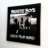 beastie boys-beastie boys Quadro Beastie Boys Check Your Head Capa Do Lp E Cd Premium