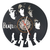 Beatles Relógio De Parede Disco