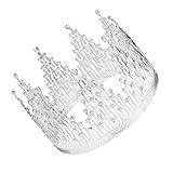 Beaupretty 1 Unidade Mini Coroa Acessórios De Princesa Chapéu Decoração Infantil Bolos De Coroa De Cristal Topo De Bolo Decoração De Bolo Strass Chapelaria Enfeites Decorar Filho Cartola