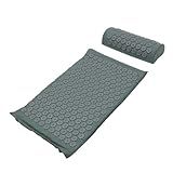 Beaupretty Almofada De Massagem De Acupuntura 2 Peças Tapete Corporal De Acupressão Tapete De Massagem De Acupressão Travesseiro De Acupressão Tapete De Massagem De Ponto De Acupuntura