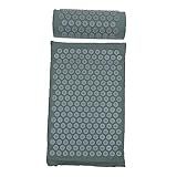 Beavorty 2 Peças Almofada De Massagem De Acupuntura Tapetes De Ioga Tapete De Exercícios De Ioga Kit De Travesseiro De Colchão De Acupuntura Tapete De Massagem Tapete De Massagem De