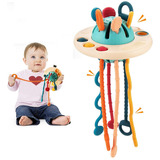 bêbados habilidosos-bebados habilidosos Brinquedo Sensorial Montessori Rope Baby 3 Em 1 Para Habilid