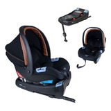 Bebê Conforto   Base Isofix Para Auto Ajustável Preto Cobre