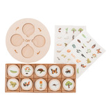 Bebê Montessori Bandeja De Ciclo De Vida Educação