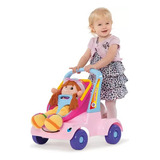 Bebê Passeio Carrinho De Boneca Andador Mercotoys