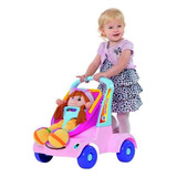 Bebê Passeio Carrinho De Boneca Andador Mercotoys