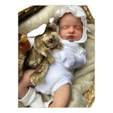 Bebê Reborn Linda Dormindo Boneca Menina Rosalie Princesa
