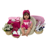 Bebê Reborn Menina Princesa Realista Pronta Entrega Barato