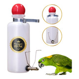 Bebedouro Automático 500ml Aço Inox Papagaio Aves Roedores