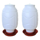 Bebedouro Automático 7 5l Para Frangos Galinhas Kit 2und