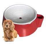 Bebedouro Automático Pelos Longos Com Encaixe P garrafas Pet Cor Vermelho